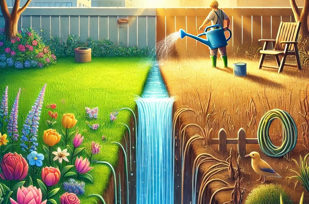 The Grass Is Always Greener Where We Water It